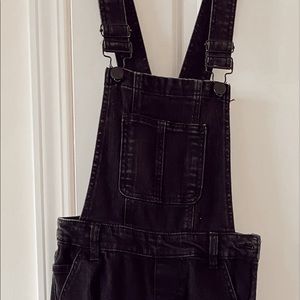 Women’s black overalls